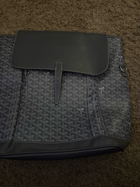 Goyard Other - Goyard Black Patterned Backpack with Flap